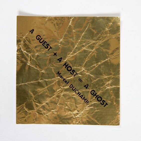 oeuvre de Marcel Duchamp, a guest + a host = a ghost